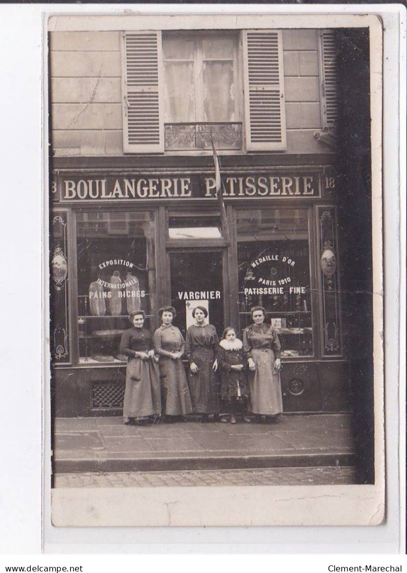 FRANCE: Carte Photo à Localiser, Boulangerie, Patisserie, Vargnier - état - Sonstige & Ohne Zuordnung