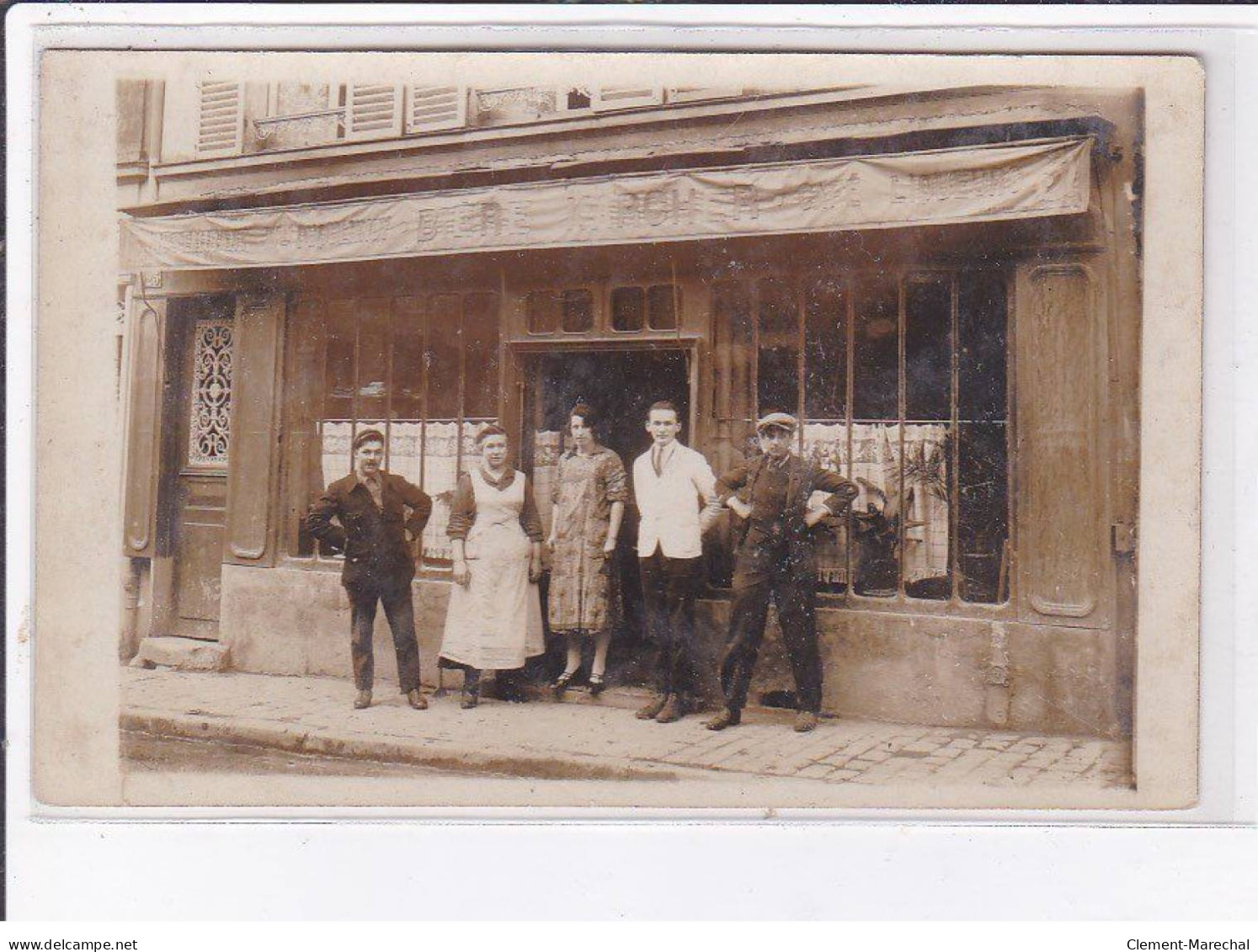 FRANCE: Carte Photo à Localiser, Restaurant Duquennoy Bière Karcher - Très Bon état - Sonstige & Ohne Zuordnung