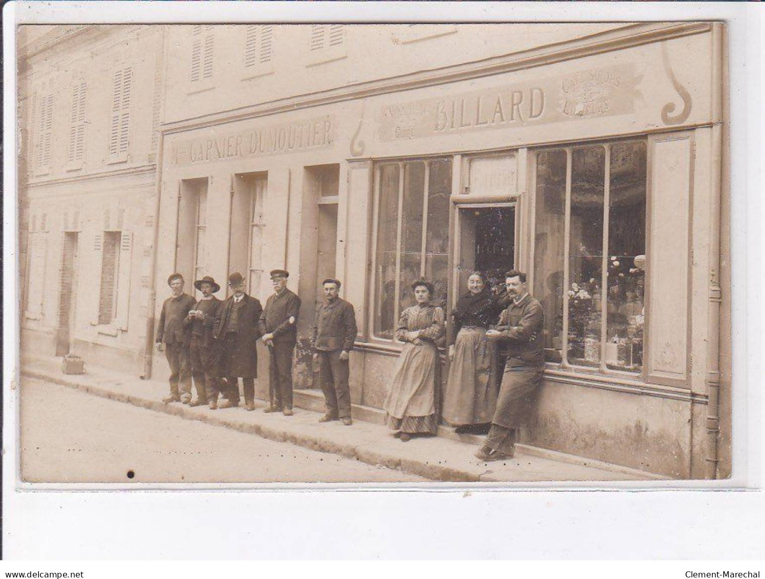 FRANCE: Carte Photo à Localiser, Vanves(?), Garnier Dumoutier, Billard - Très Bon état - Sonstige & Ohne Zuordnung