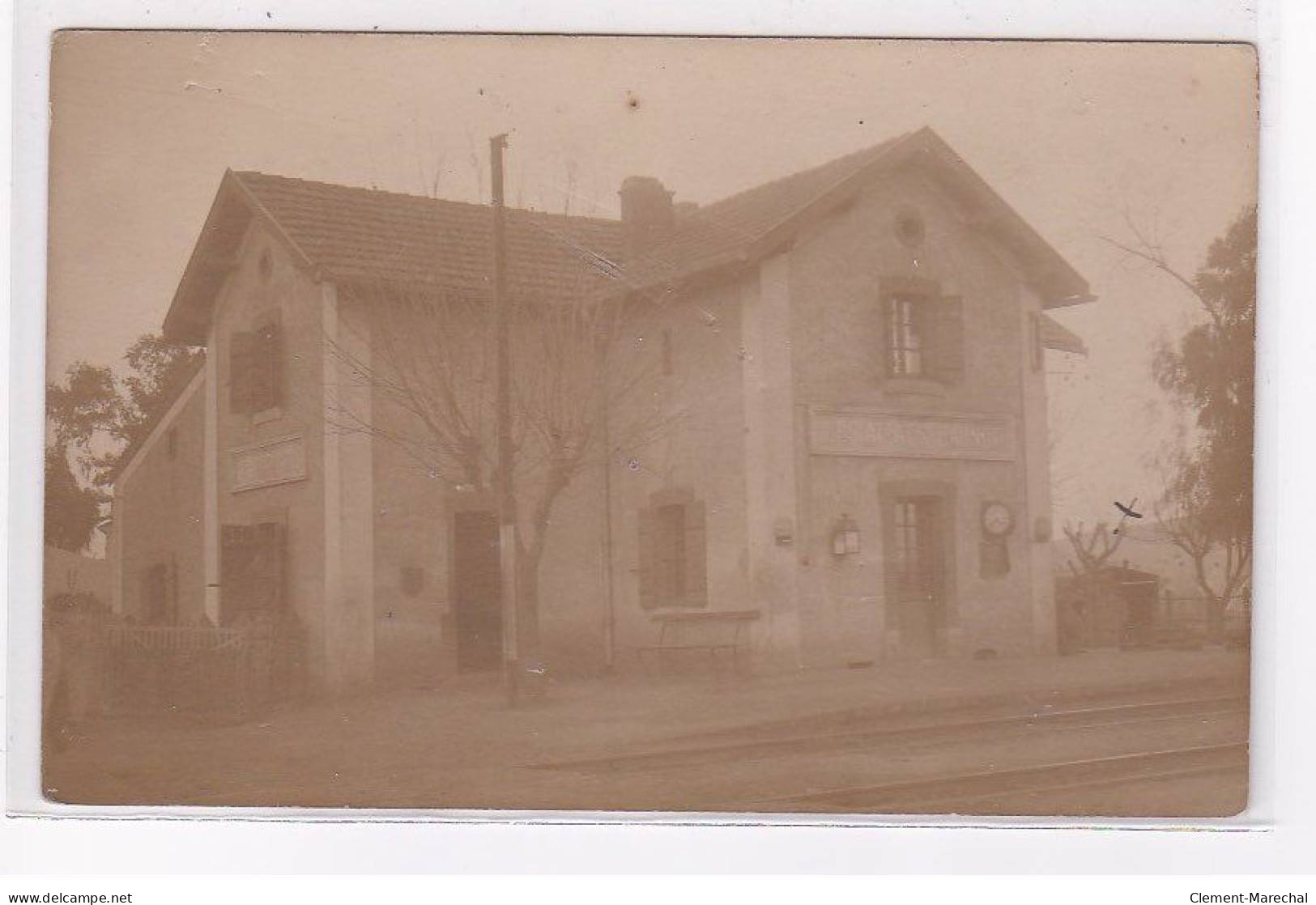 ALGERIE : LES ATTAFS - CARNOT - Carte Photo De La Gare Vers 1920 - Très Bon état - Otros & Sin Clasificación