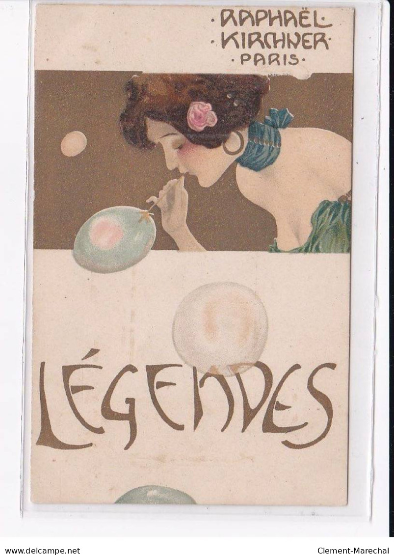 KIRCHNER Raphael : "Légendes" E6  (carton De Couverture De La Série) - état (traces De Colle Au Dos) - Kirchner, Raphael