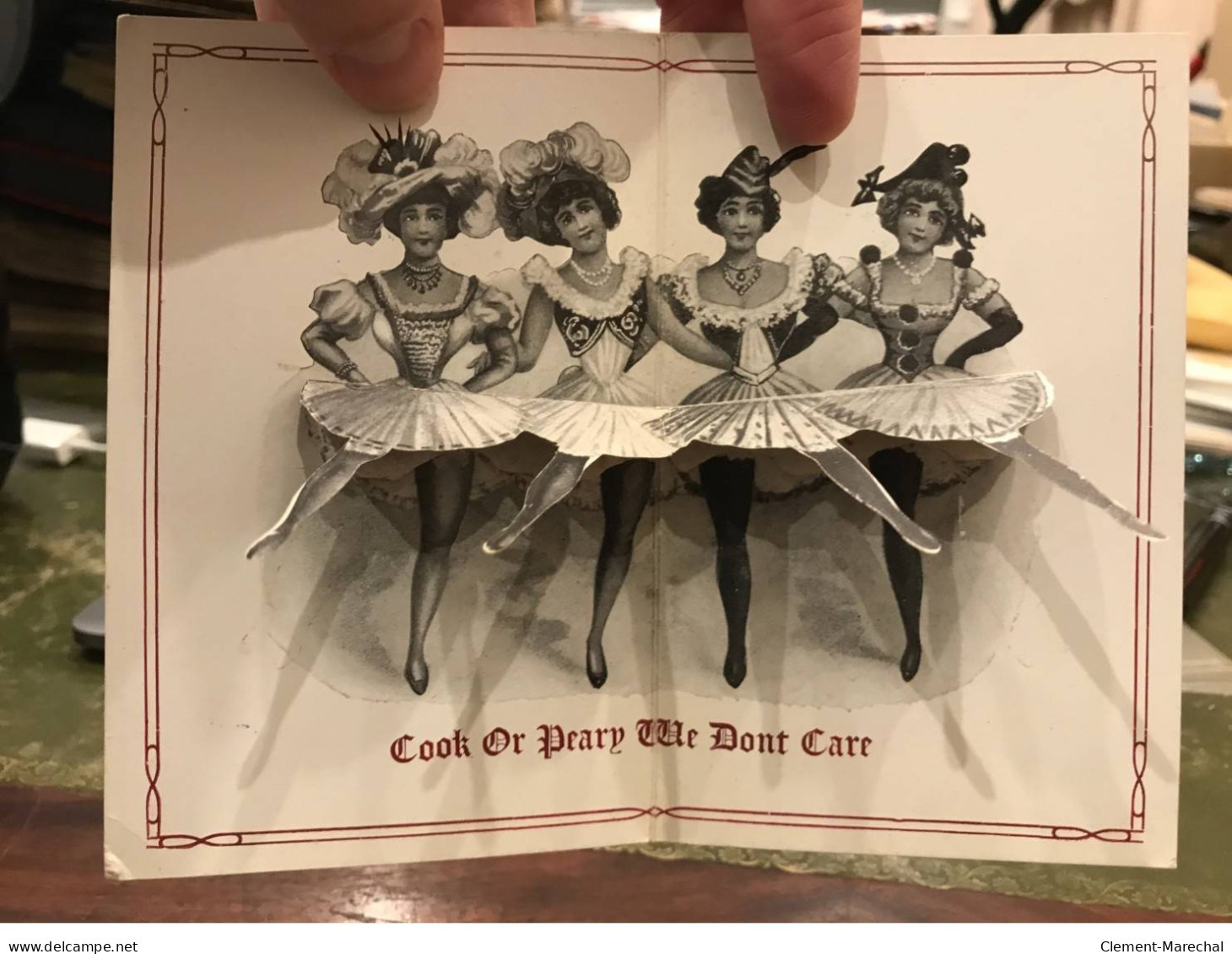 SYSTEME : Femme - Danseuses De Cabaret - Polaire - Cook Peary (mechanical) Bon état - Dreh- Und Zugkarten