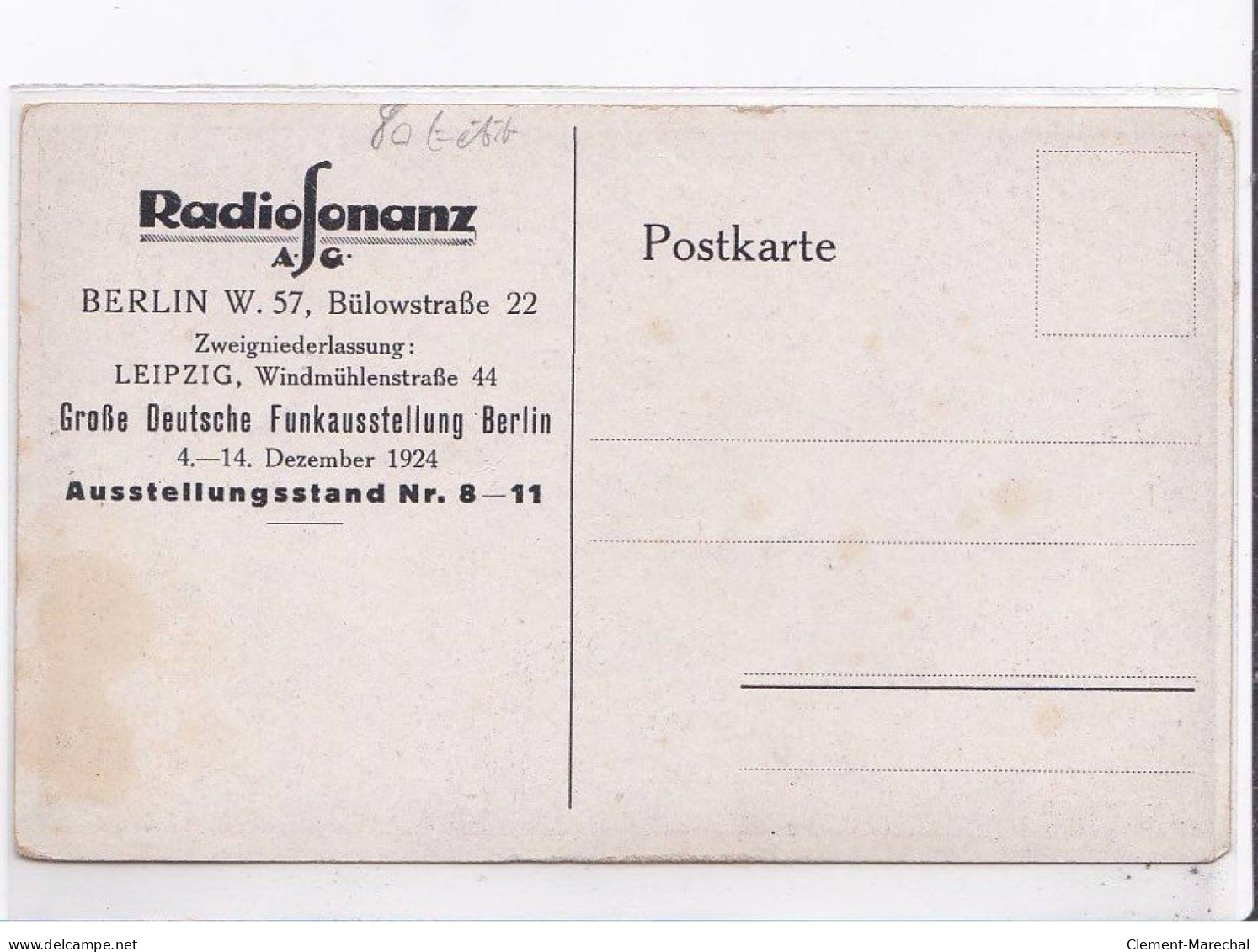 PUBLICITE: Radiosonanz In Hoechster, Vollenduno - état - Publicidad