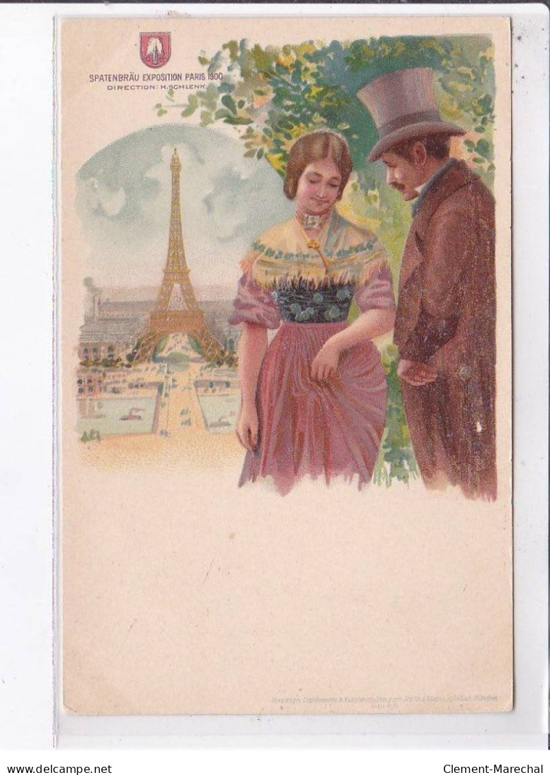 PUBLICITE: Tour Eiffel, Exposition Paris 1900, Direction H. Schlenk - Très Bon état - Publicidad