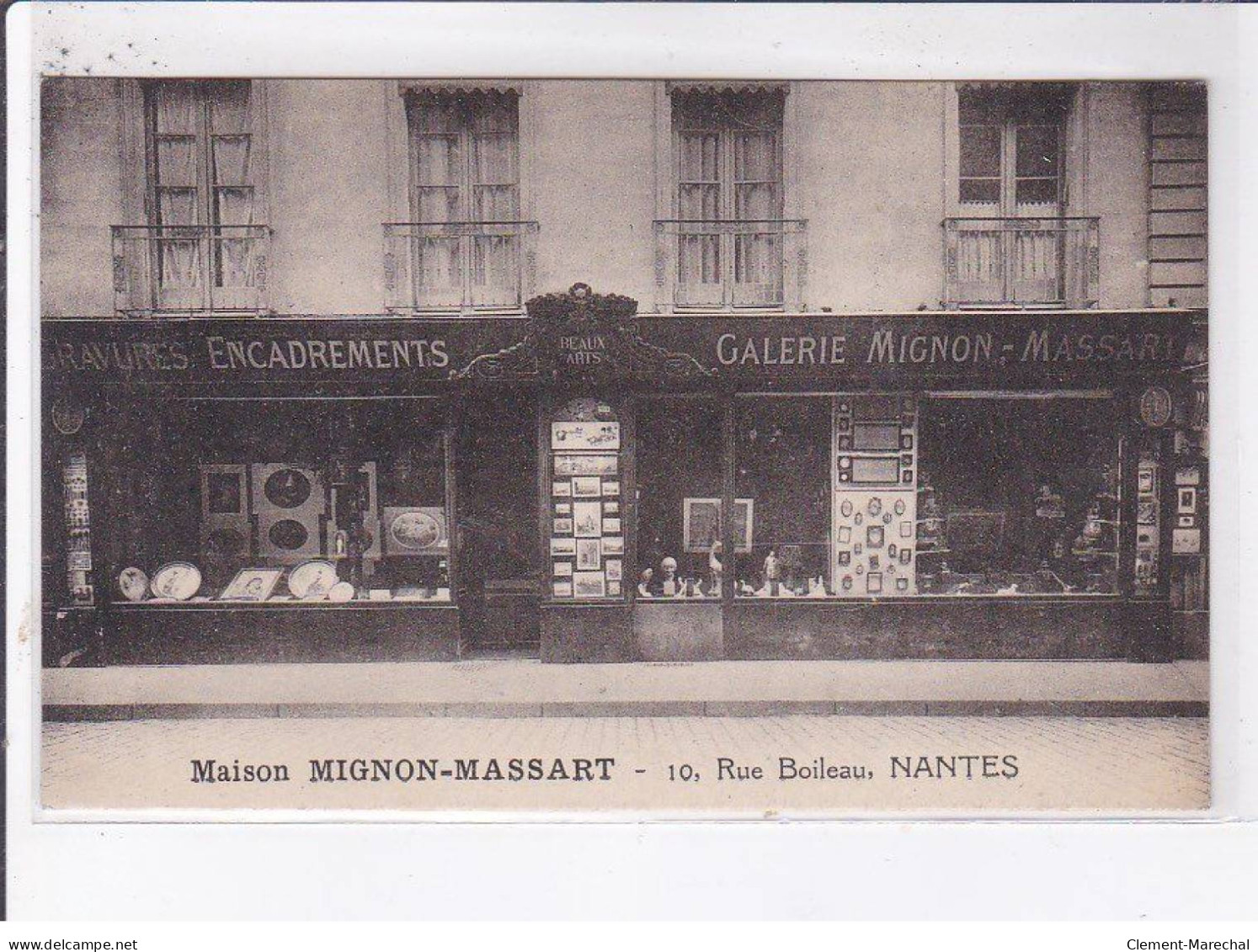 NANTES: Maison Mignon-massart, 10 Rue Boileau, Galerie - Très Bon état - Nantes