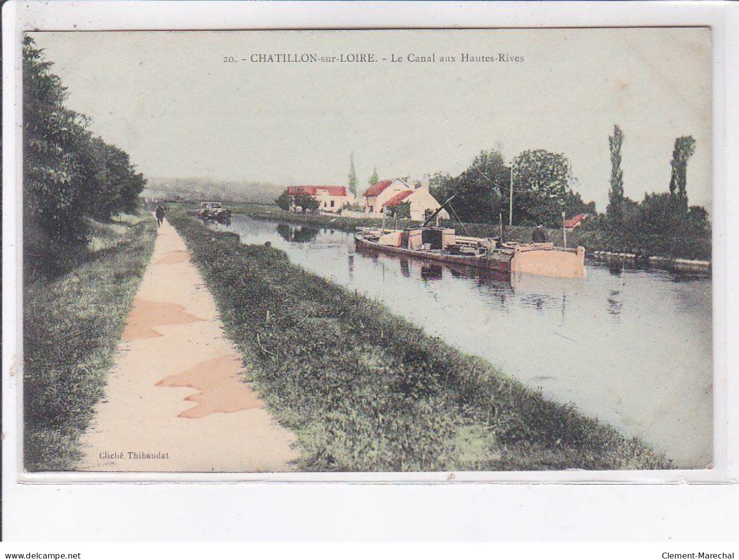 CHATILLON-sur-LOIRE: Le Canal Aux Hautes-rives, Batellerie - Très Bon état - Chatillon Sur Loire