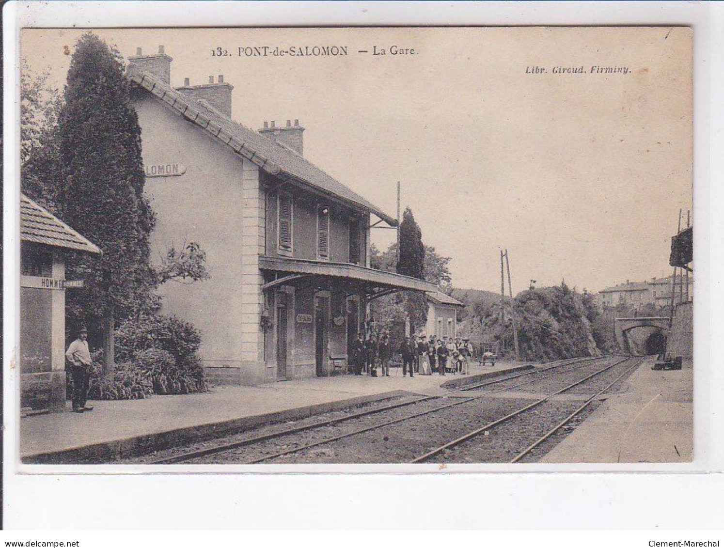 PONT-de-SALOMON: La Gare - Très Bon état - Autres & Non Classés