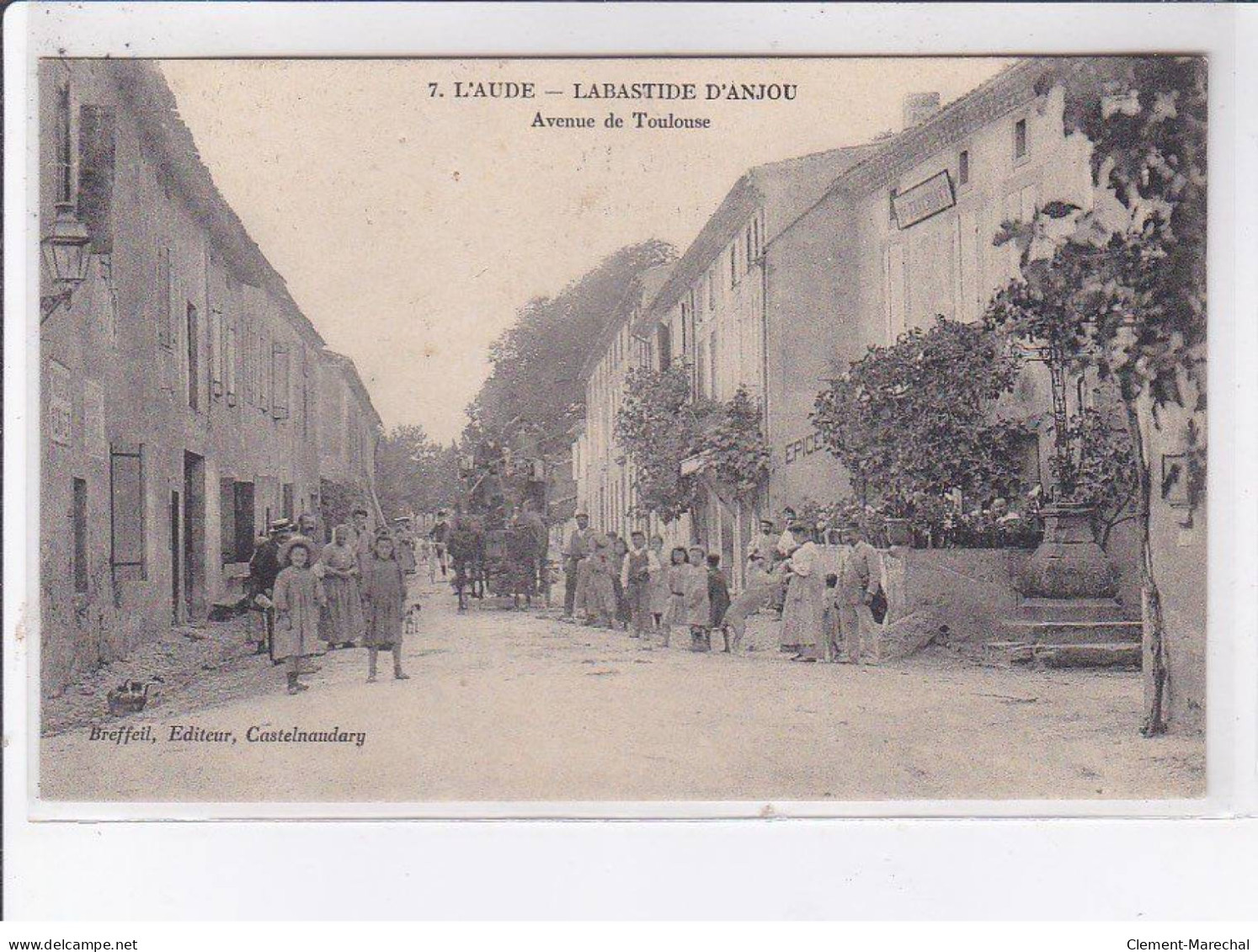 LABASTIDE-D'ANJOU: Avenue De Toulouse - Très Bon état - Autres & Non Classés