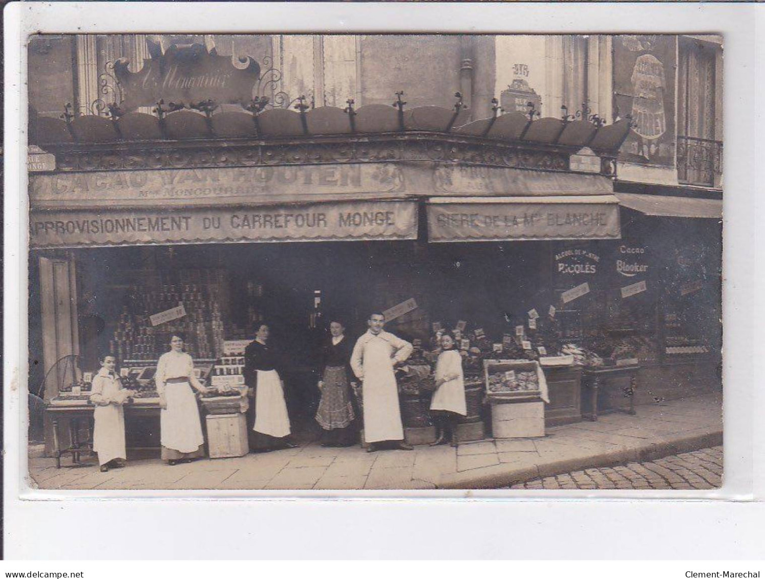 PARIS: 75005, Angle Rue Des Boulangers Et Rue Monge, Cacao Van Houten - Très Bon état - Paris (05)