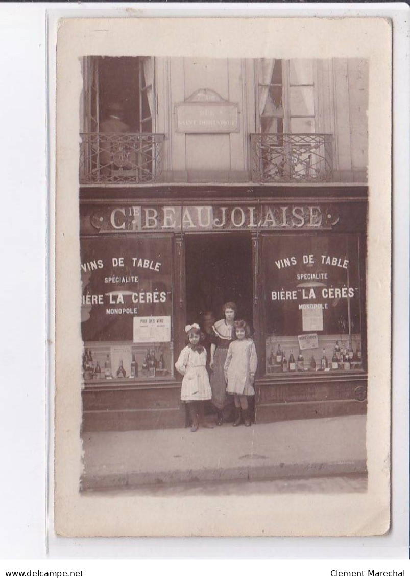 PARIS: 75007, Caviste, Rue Saint-dominique, Beaujolaise - Très Bon état - Paris (07)