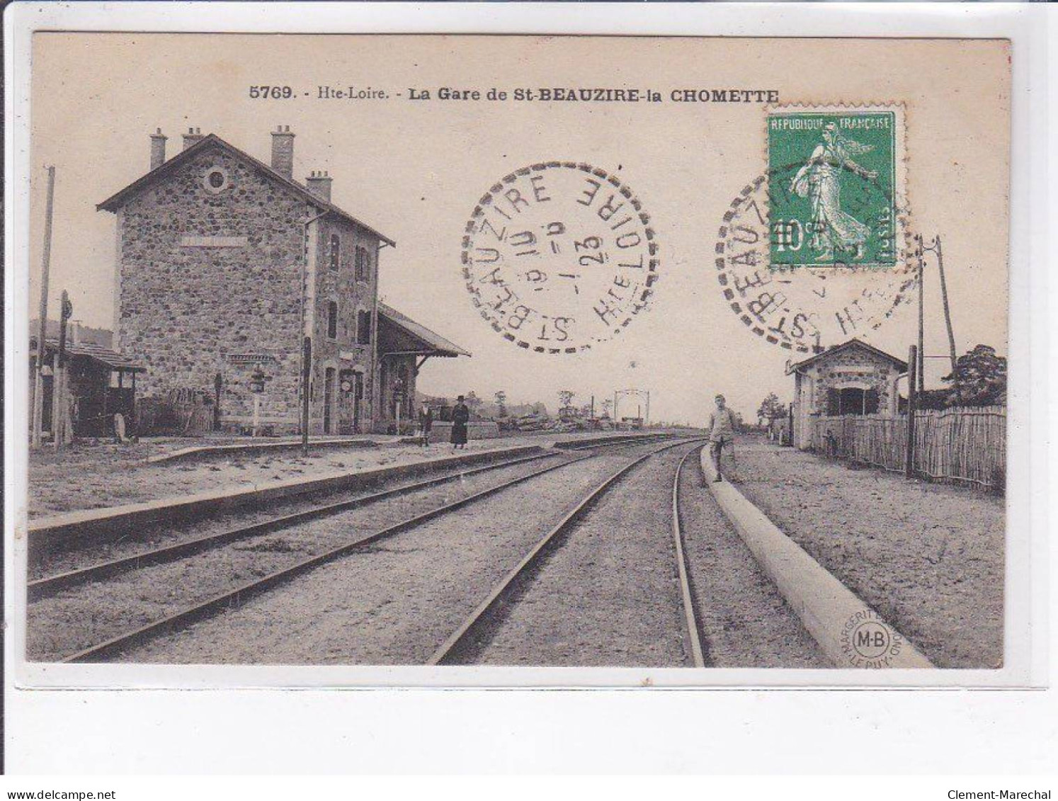 SAINT-BEEAUZIRE-la-CHOMETTE: La Gare - Très Bon état - Autres & Non Classés