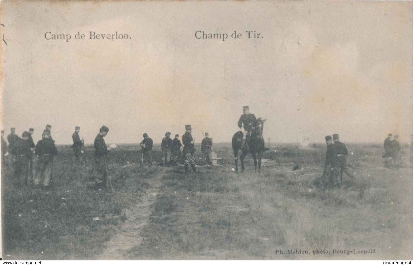 CAMP DE BEVERLOO. CHAMP DE TIR.  .     ZIE AFBEELDINGEN - Leopoldsburg (Beverloo Camp)