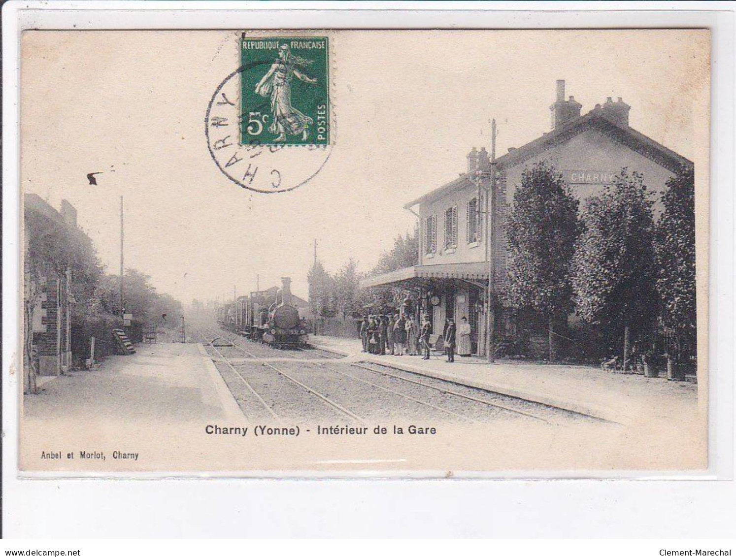 CHARNY: Intérieur De La Gare - Très Bon état - Charny