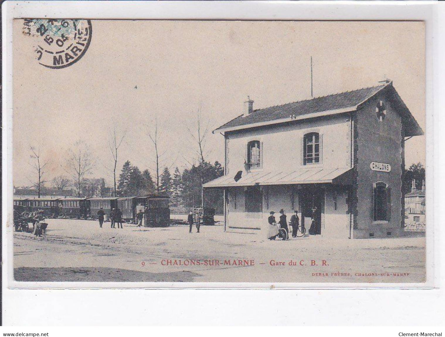 CHALONS-sur-MARNE: Gare Du C.B.R. - Très Bon état - Châlons-sur-Marne