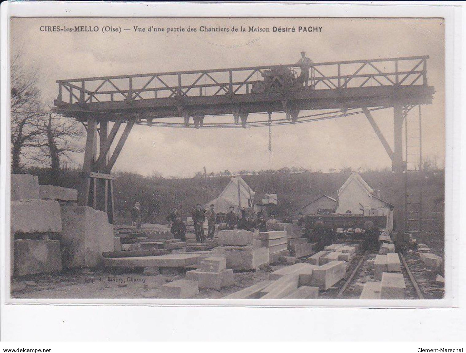 CIRES-les-MELLO - Vue D'une Partie Des Chantiers De La Maison Désiré Pachy - état - Other & Unclassified