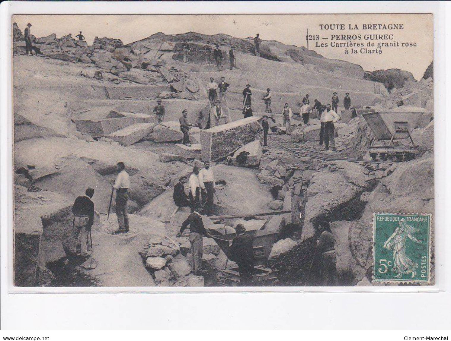 PERROS GUIREC - Les Carrières De Granit Rose à La Clarté - Très Bon état - Perros-Guirec