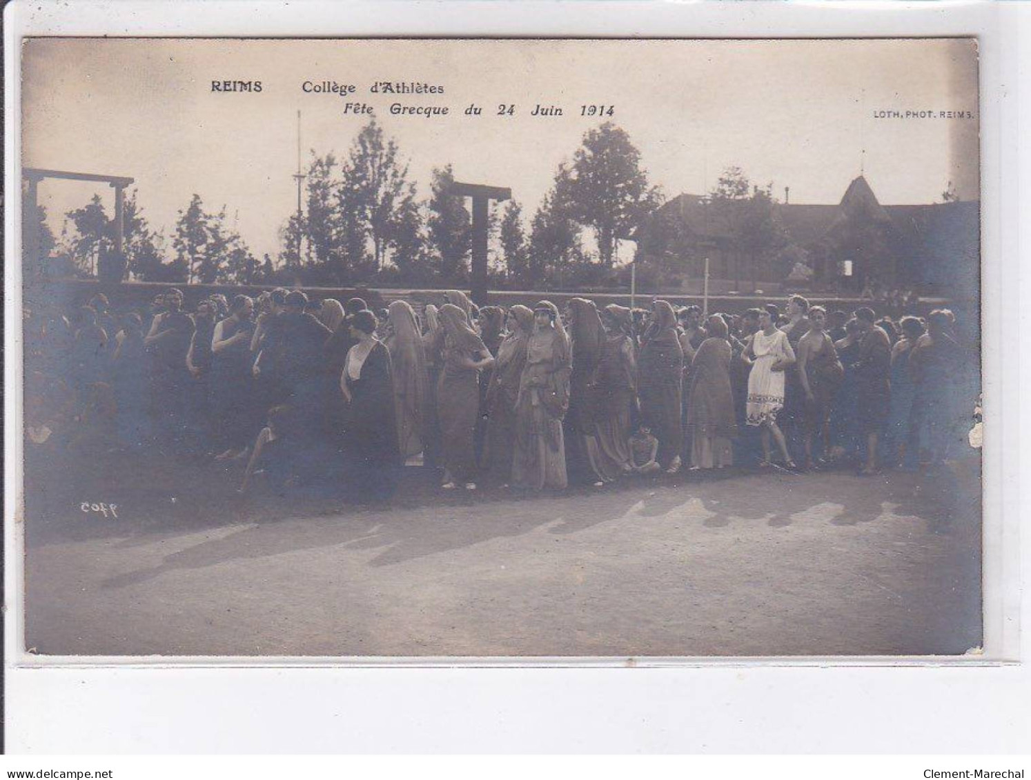 REIMS: Collège D'athlètes, Fête Grecque Du 24 Juin 1914 - Très Bon état - Reims