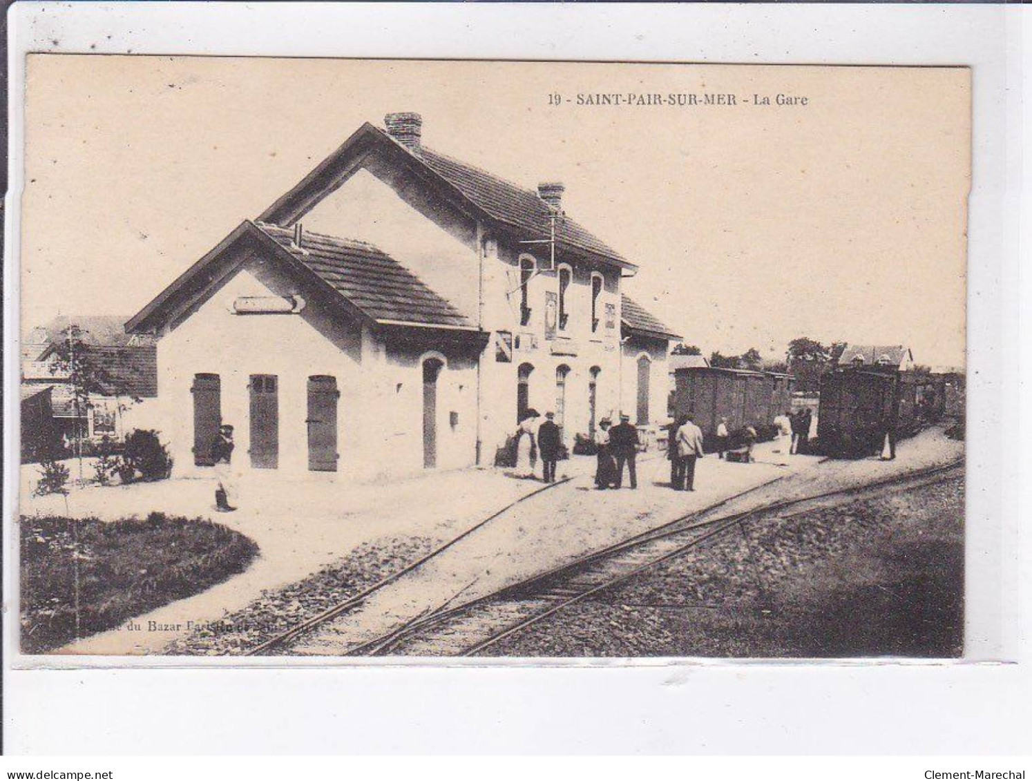 SAINT-PAIR-sur-MER: La Gare - Très Bon état - Saint Pair Sur Mer