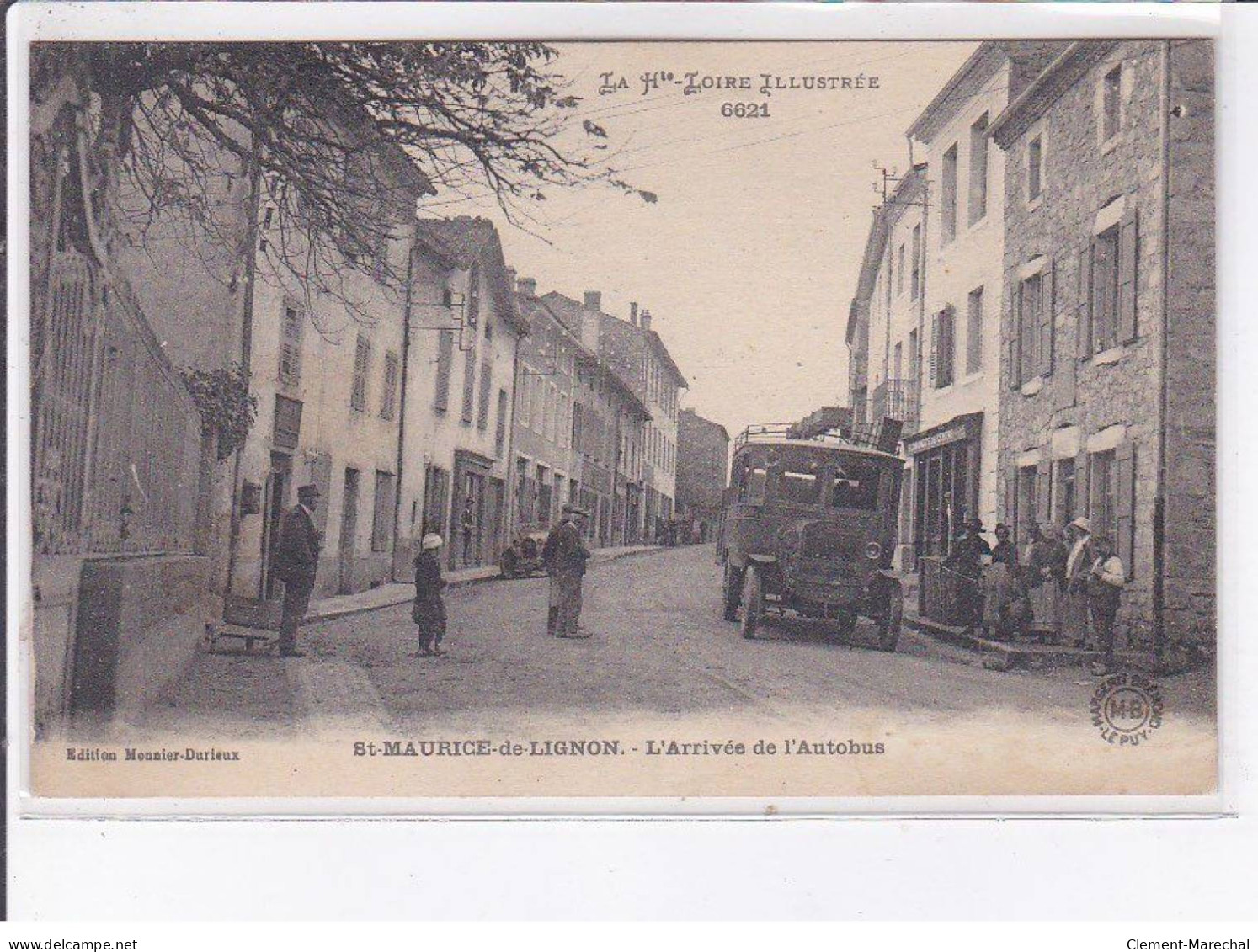 SAINT-MAURICE-de-LIGNON: L'arrivée De L'autobus - Très Bon état - Autres & Non Classés