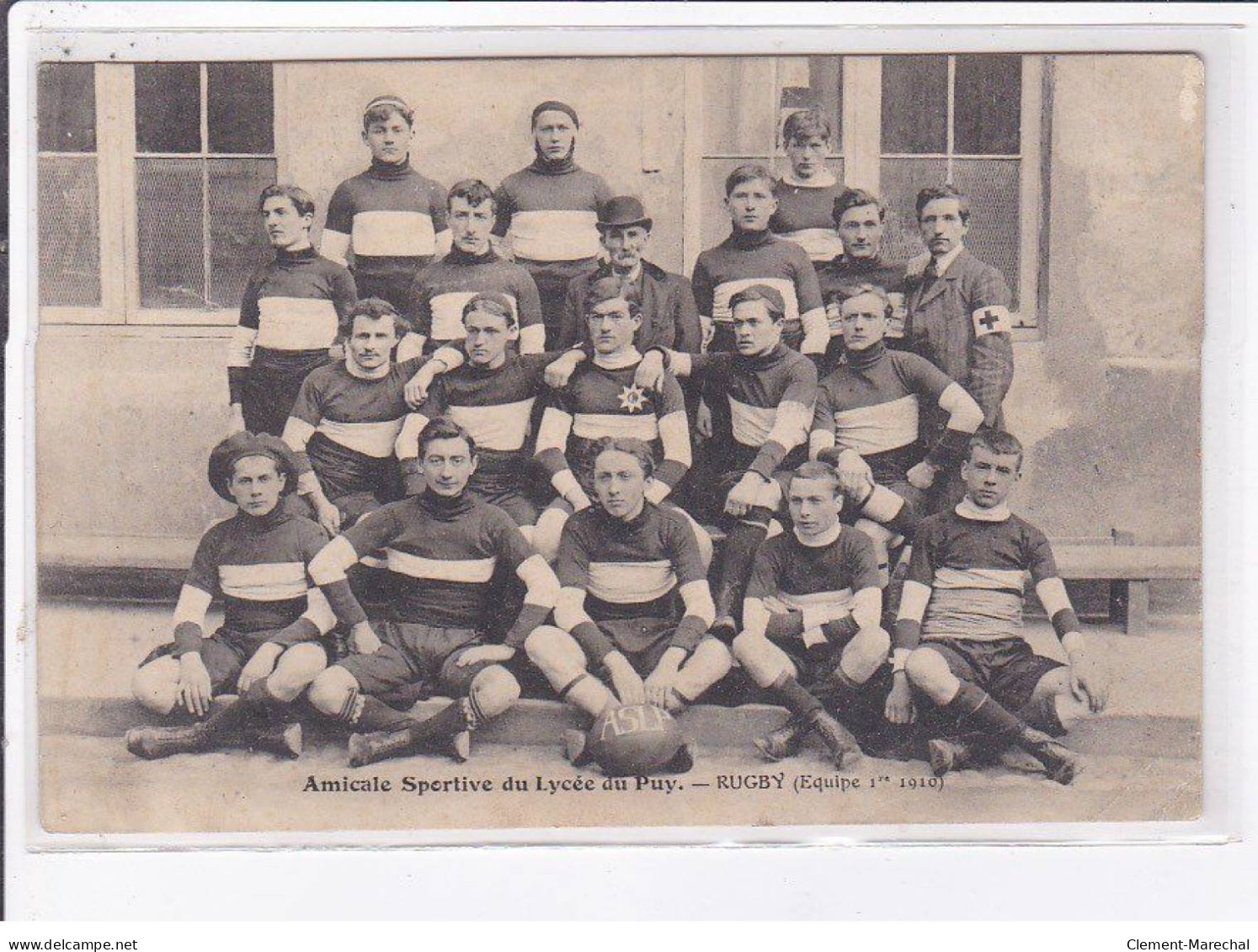 LE PUY-en-VELAY: Amicale Sportive Du Lycée Du Puy, Rugby, 1910 - état - Le Puy En Velay