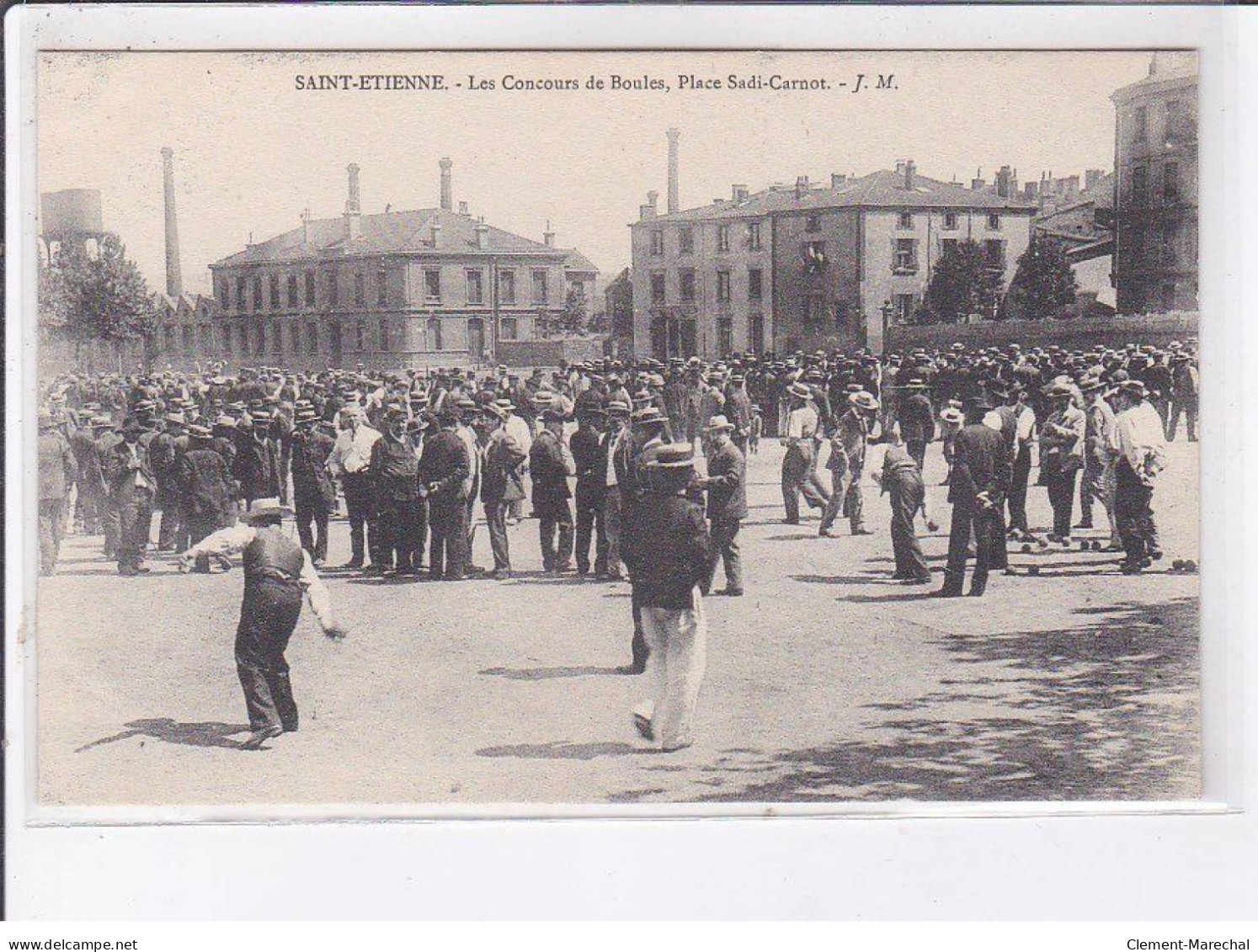 SAINT-ETIENNE: Les Concours De Boules, Place Sadi-carnot - Très Bon état - Saint Etienne