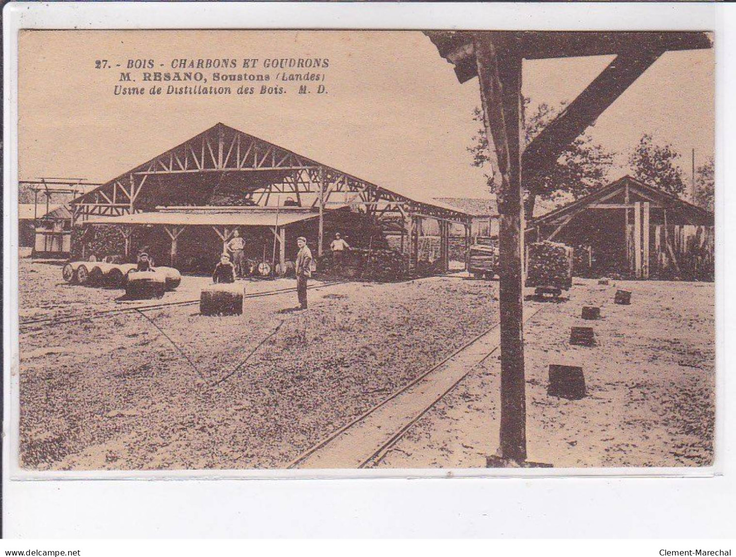 SOUSTONS: Usine De Distillation Des Bois - Très Bon état - Soustons