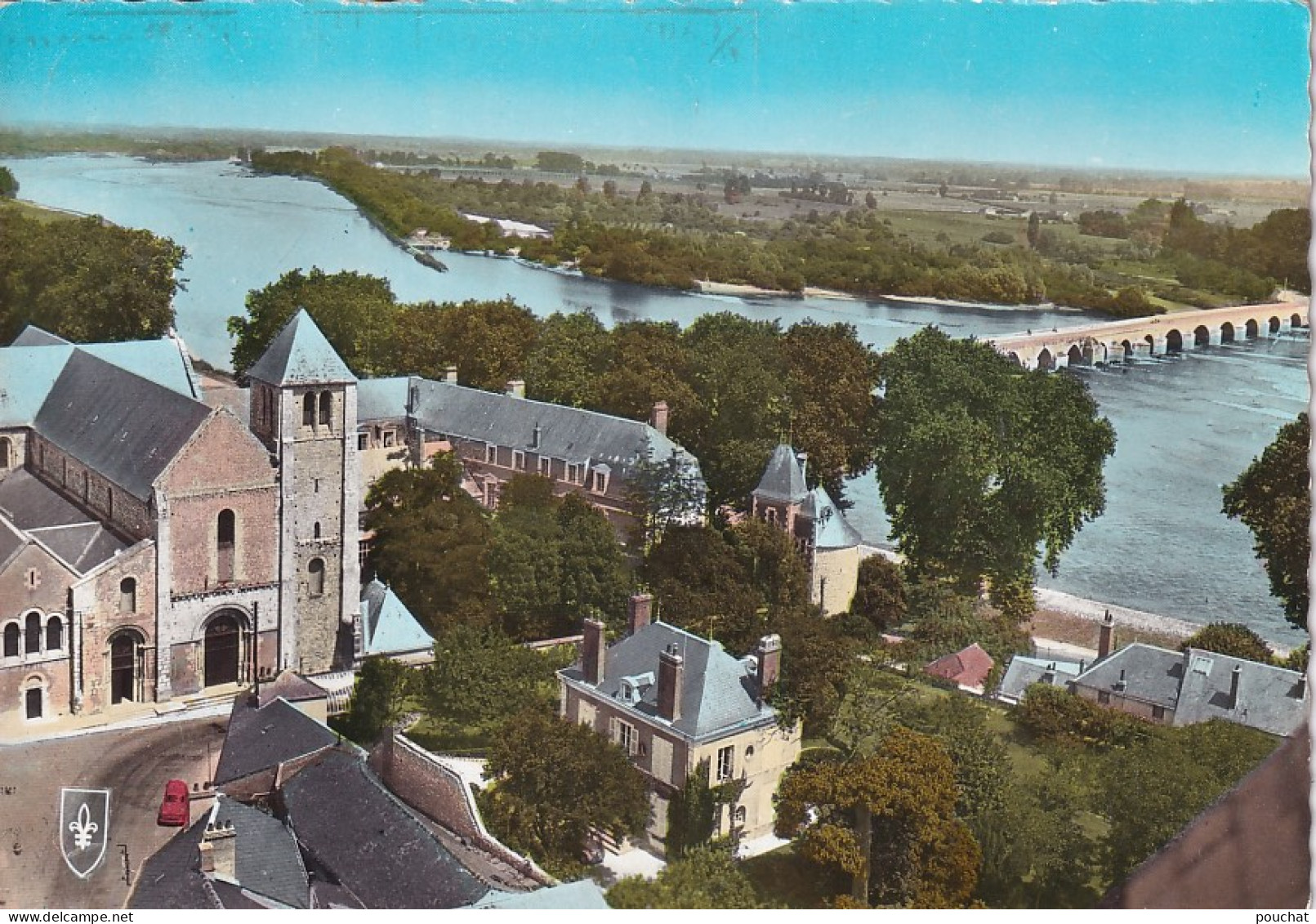 UR Nw-(45) BEAUGENCY - L'ANCIENNE ABBATIALE ET LA LOIRE - Beaugency