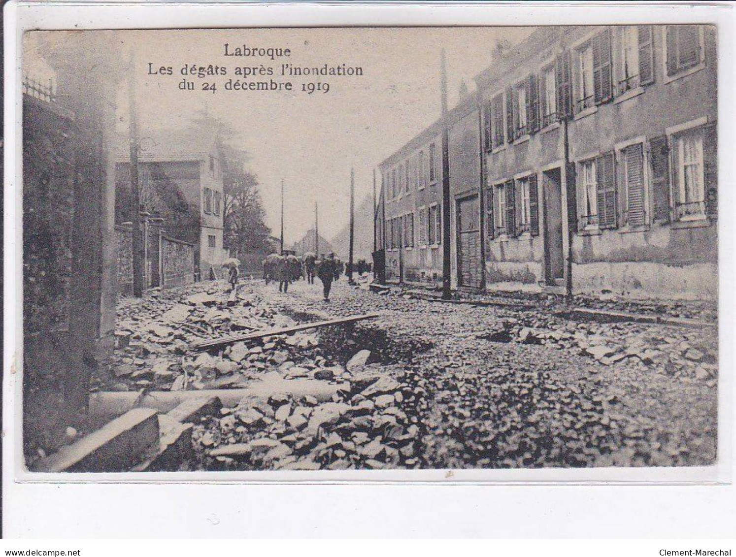 LABROQUE: Les Dégats Après L'inondation Du 24 Décembre 1919 - Très Bon état - La Broque
