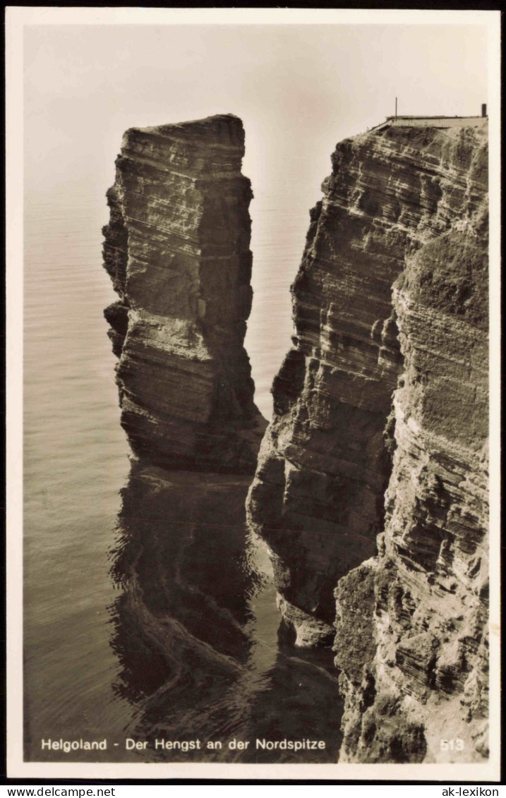 Ansichtskarte Helgoland (Insel) Der Hengst An Der Nordspitze 1957 - Other & Unclassified