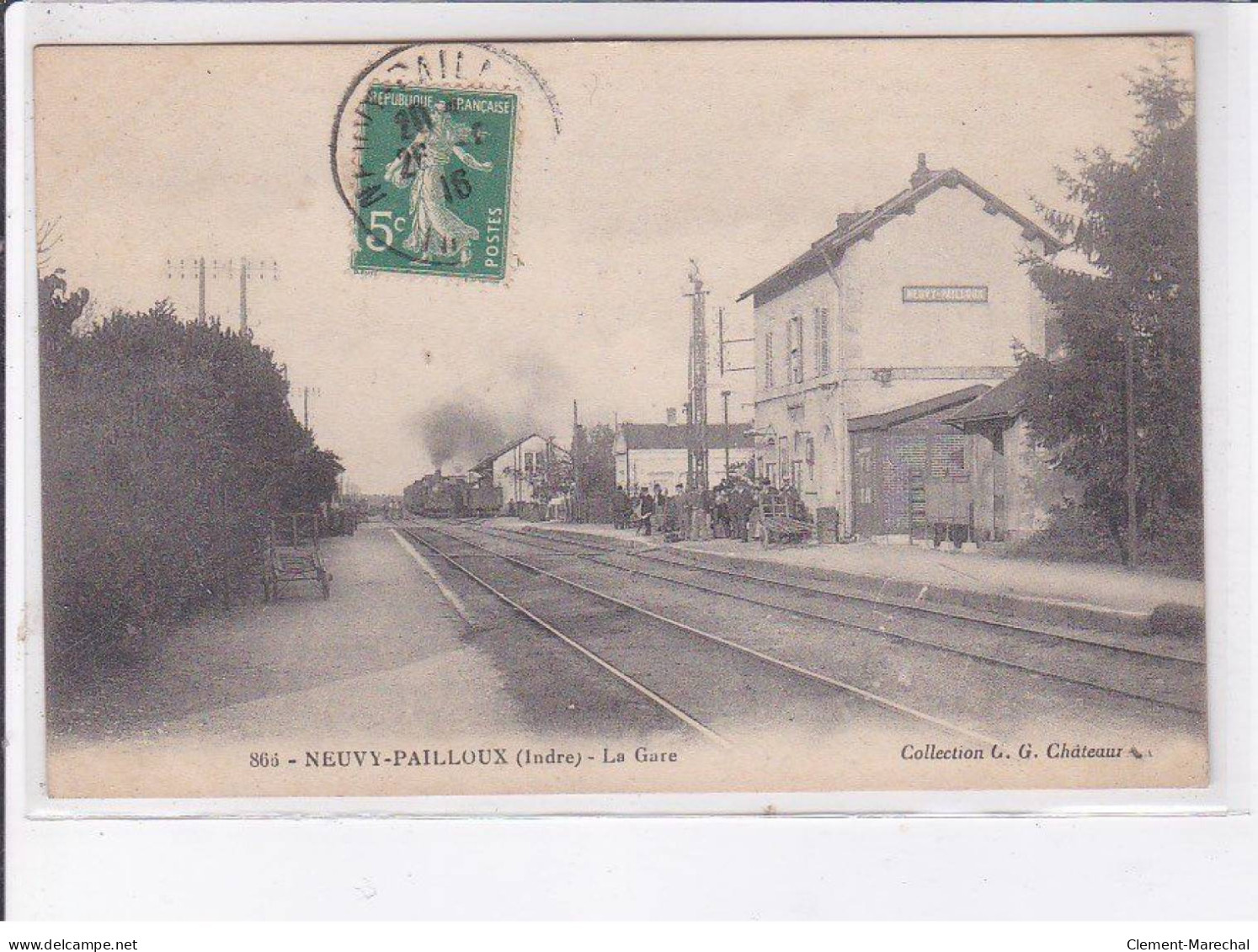 NEUVY-PAILLOUX: La Gare - Très Bon état - Other & Unclassified