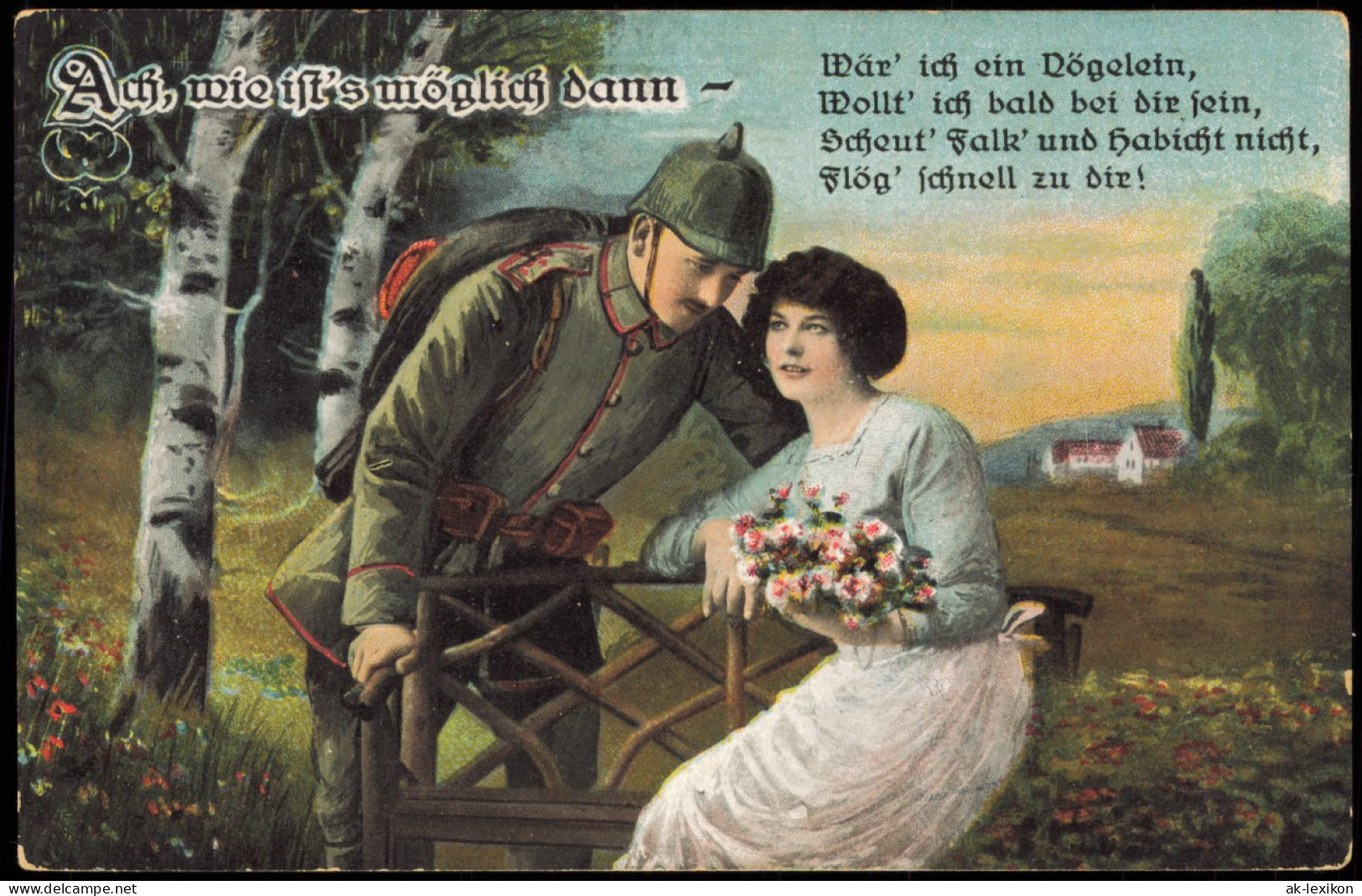Ansichtskarte  Feldpostkarte 1. Weltkrieg 1915    Ab Stempel COTTBUS - War 1914-18