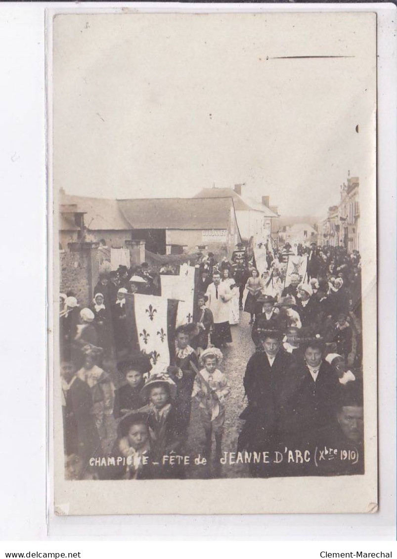 CHAMPIGNE: Fête De Jeanne D'Arc 1910 - Très Bon état - Otros & Sin Clasificación