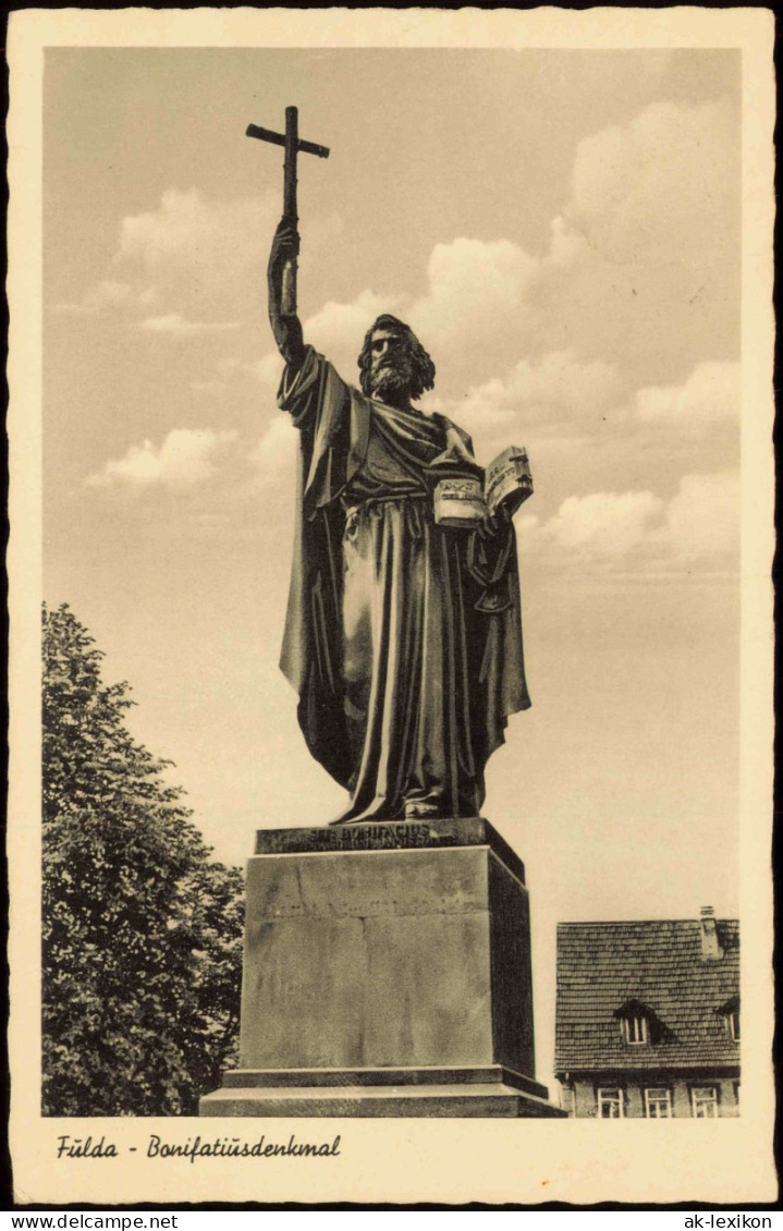 Ansichtskarte Fulda Bonifatius Denkmal 1951 - Fulda