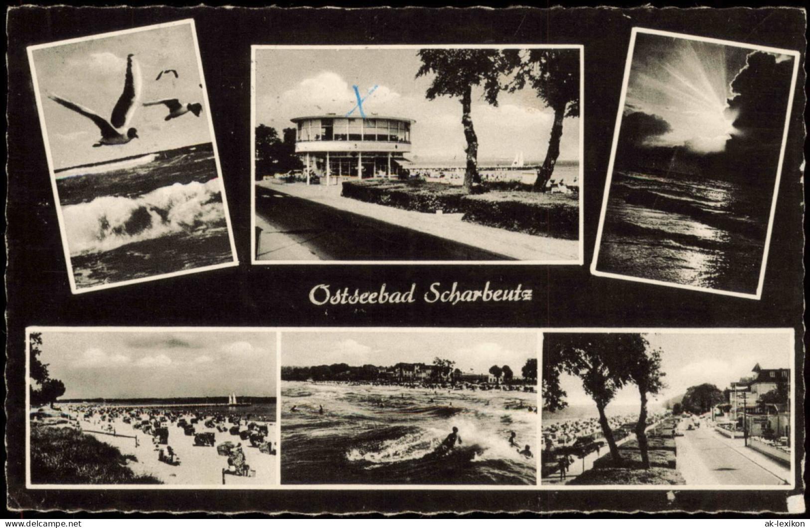 Ansichtskarte Scharbeutz Strandansichten, Restaurant MB 1963 - Autres & Non Classés