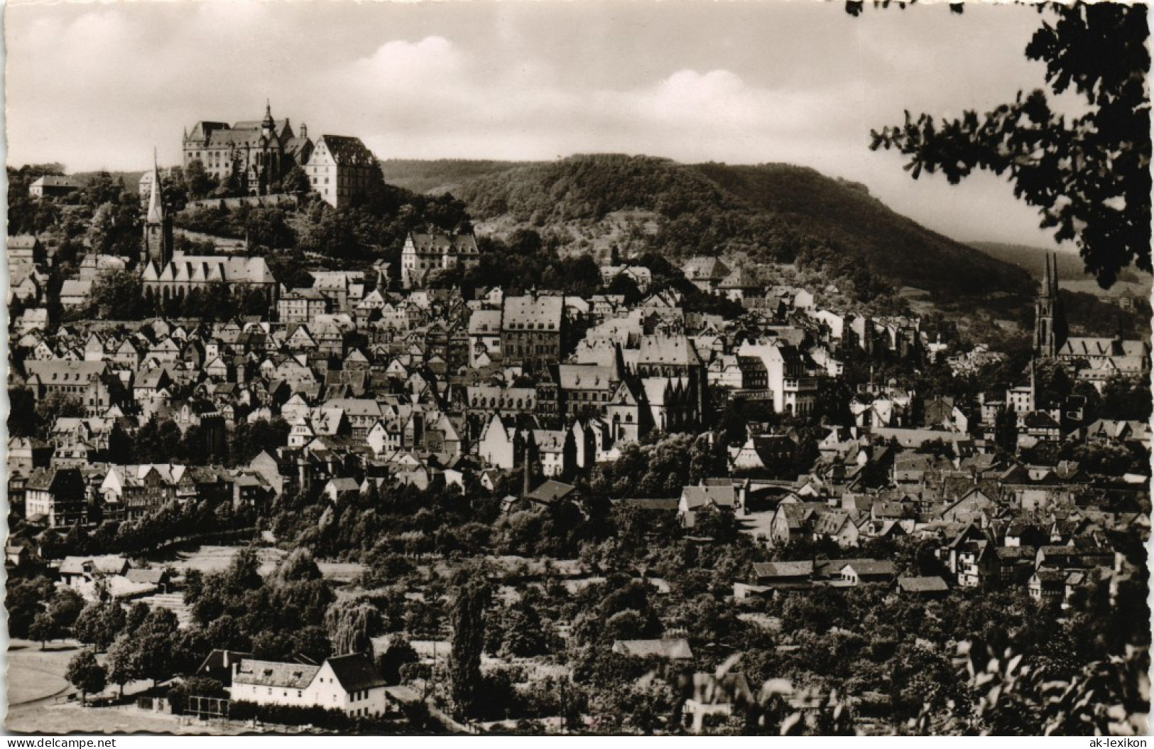 Ansichtskarte Marburg An Der Lahn Panorama-Ansicht Stadt Ansicht 1960 - Marburg