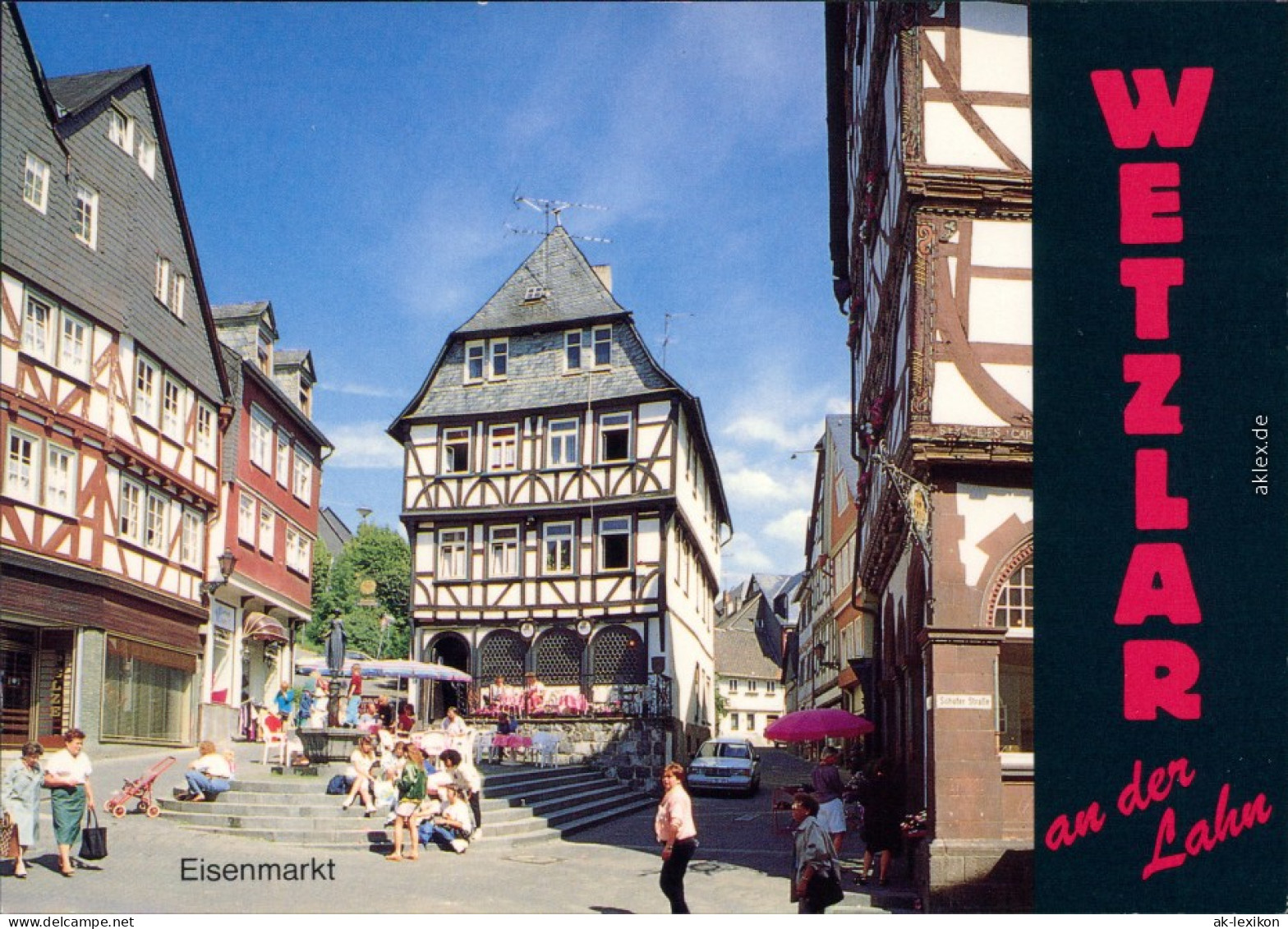 Ansichtskarte Wetzlar Eisenmarkt 1980 - Wetzlar