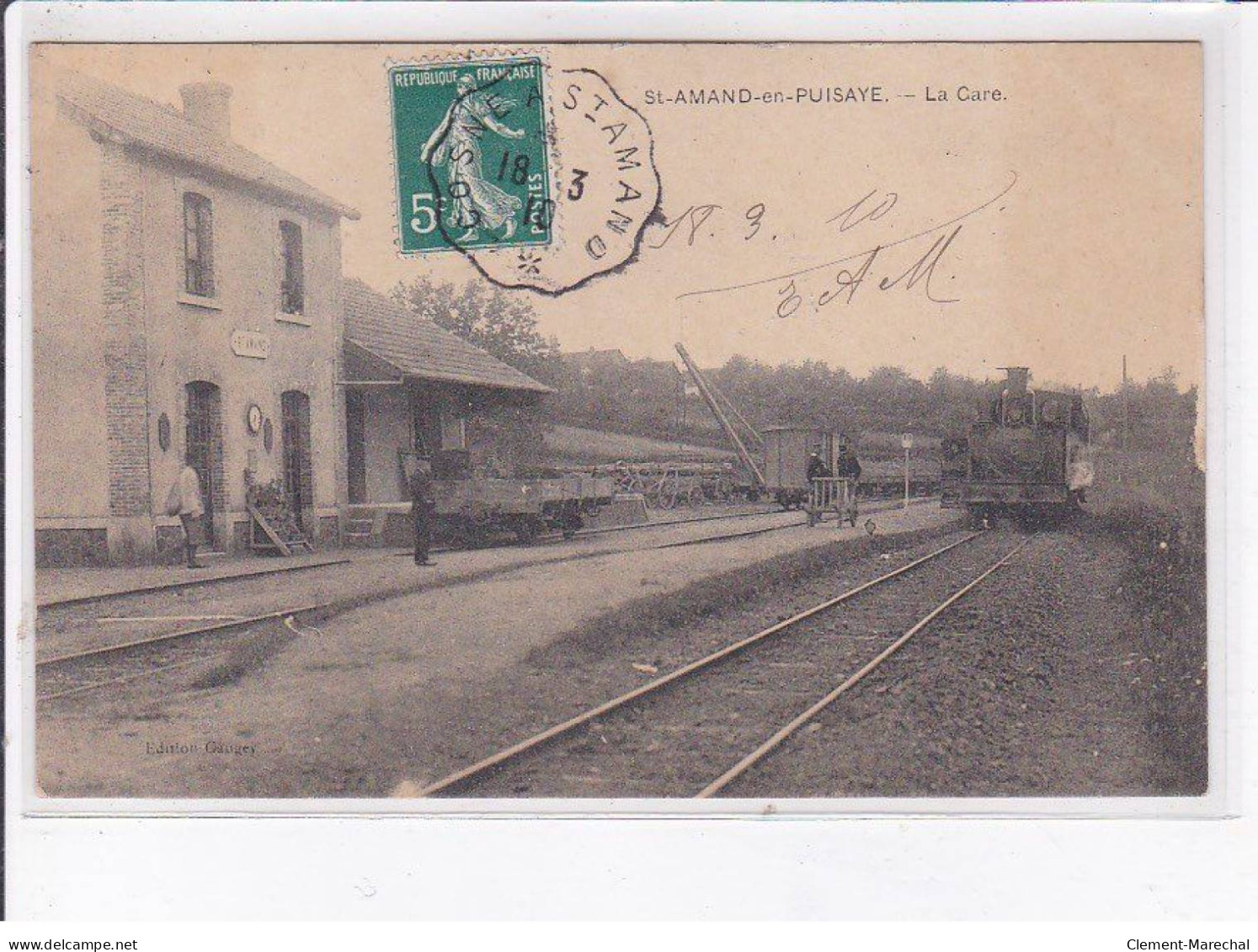 SAINT-AMAND-en-PUISAYE: La Gare - Très Bon état - Saint-Amand-en-Puisaye