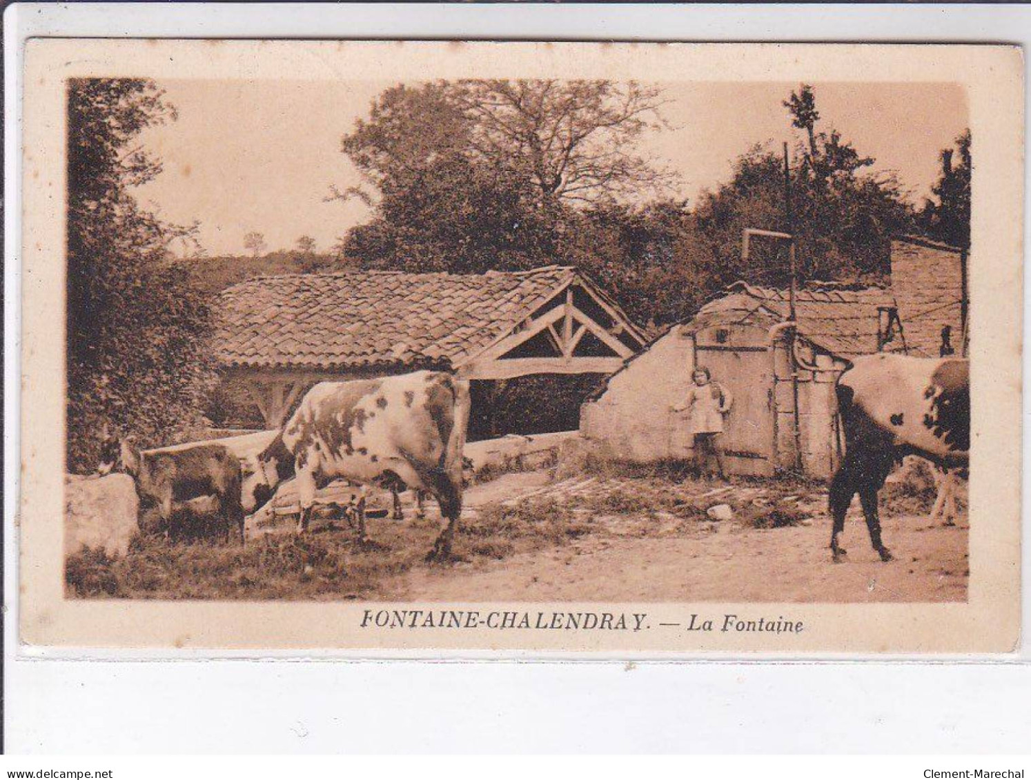 FONTAINE-CHALENDRAY: La Fontaine - Très Bon état - Other & Unclassified