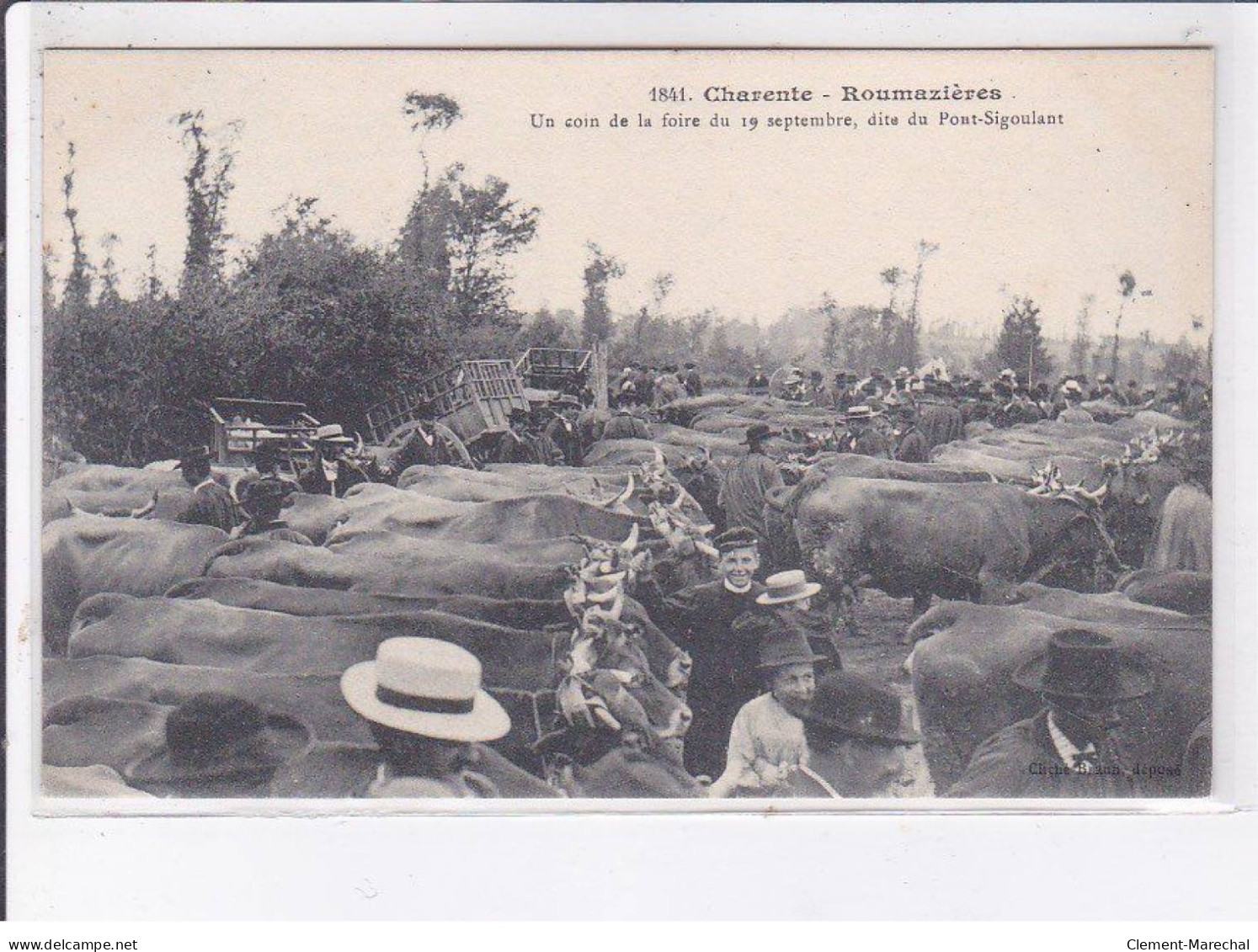 ROUMAZIERES: Un Coin De La Foire Du 19 Septembre, Dite Du Pont-sigoulant, 1er Tirage - Très Bon état - Otros & Sin Clasificación