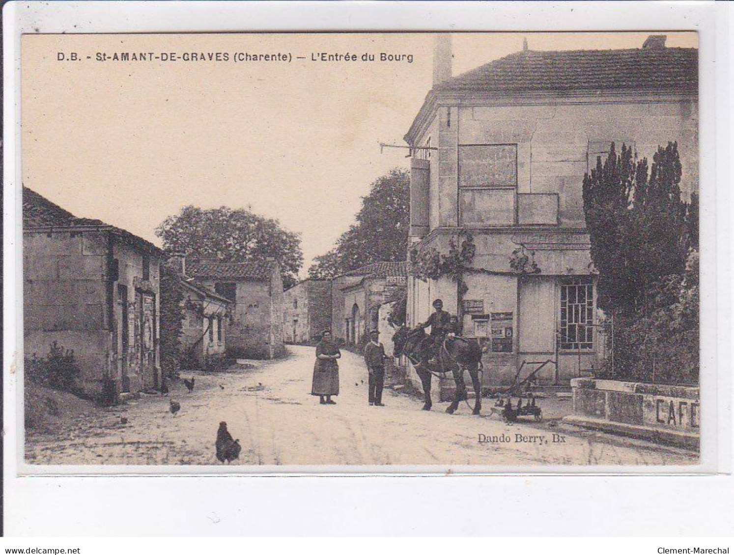 SAINT-AMANT-de-GRAVES: L'entrée Du Bourg - Très Bon état - Other & Unclassified