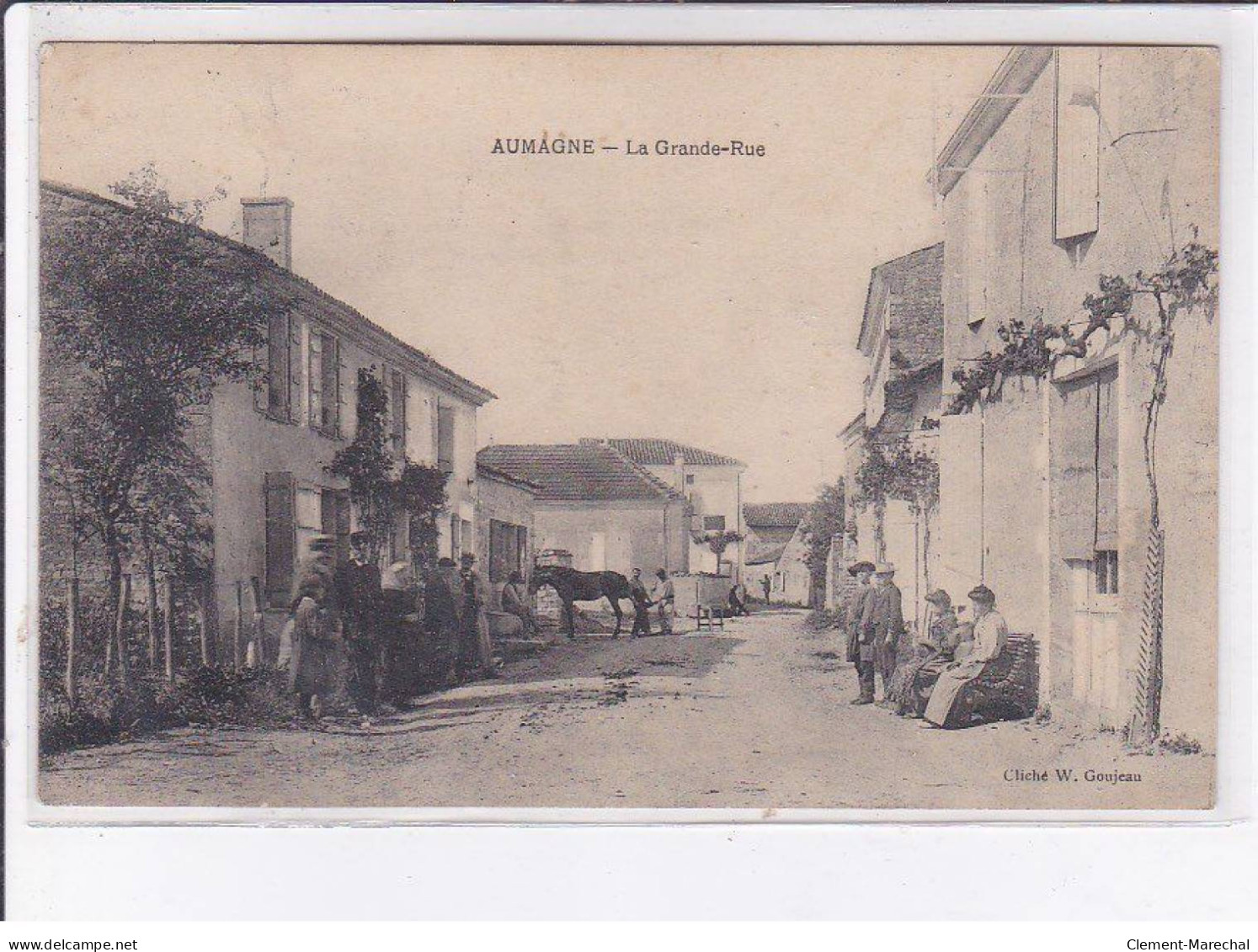 AUMAGNE: La Grande-rue, Maréchal-ferrant - Très Bon état - Sonstige & Ohne Zuordnung