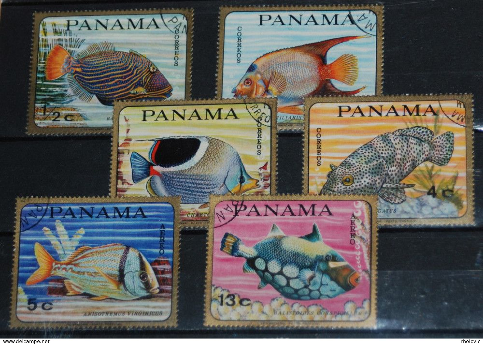 PANAMA 1968, Fish, Fishes, Animals, Fauna, Mi #1070-5, Used - Fische