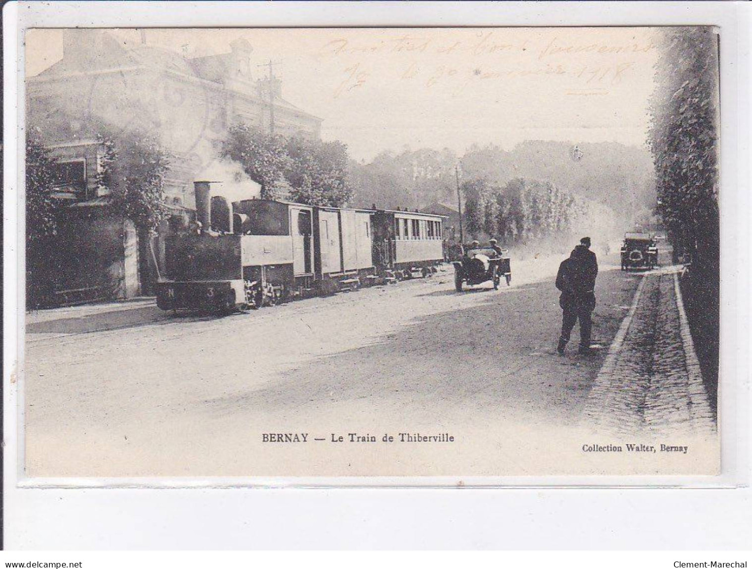 BERNAY: Le Train De Thiberville - Très Bon état - Bernay