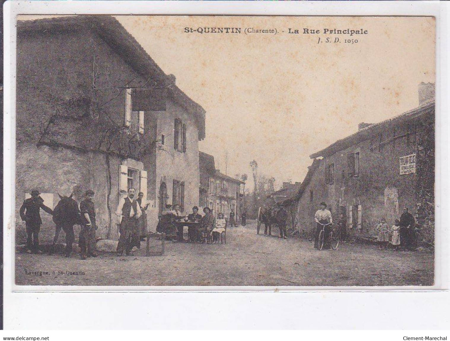 SAINT-QUENTIN: La Rue Principale, Maréchal-ferrant - Très Bon état - Other & Unclassified