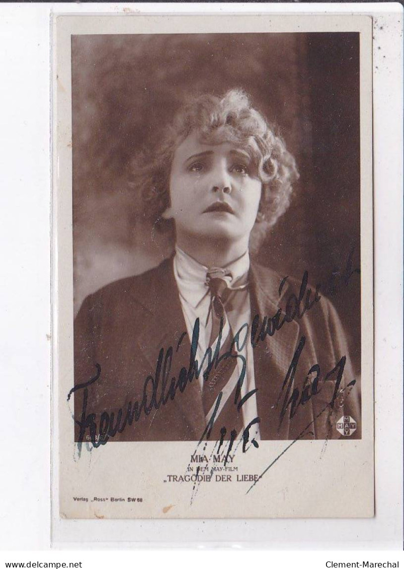 CINEMA: Autographe, Nom De L'acteur, Mia May - Très Bon état - Sonstige & Ohne Zuordnung