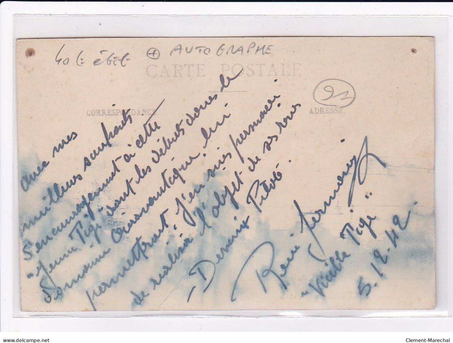 AVIATION : Autographe De L'aviateur René GERMAIN En 1942 - état - Flieger