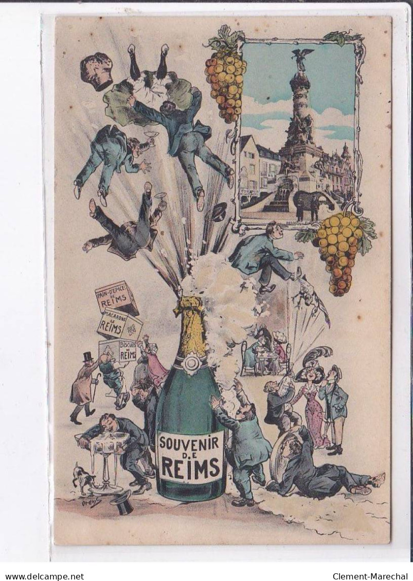 REIMS: Souvenir De Reims, Orens  (Champagne)- Très Bon état - Reims