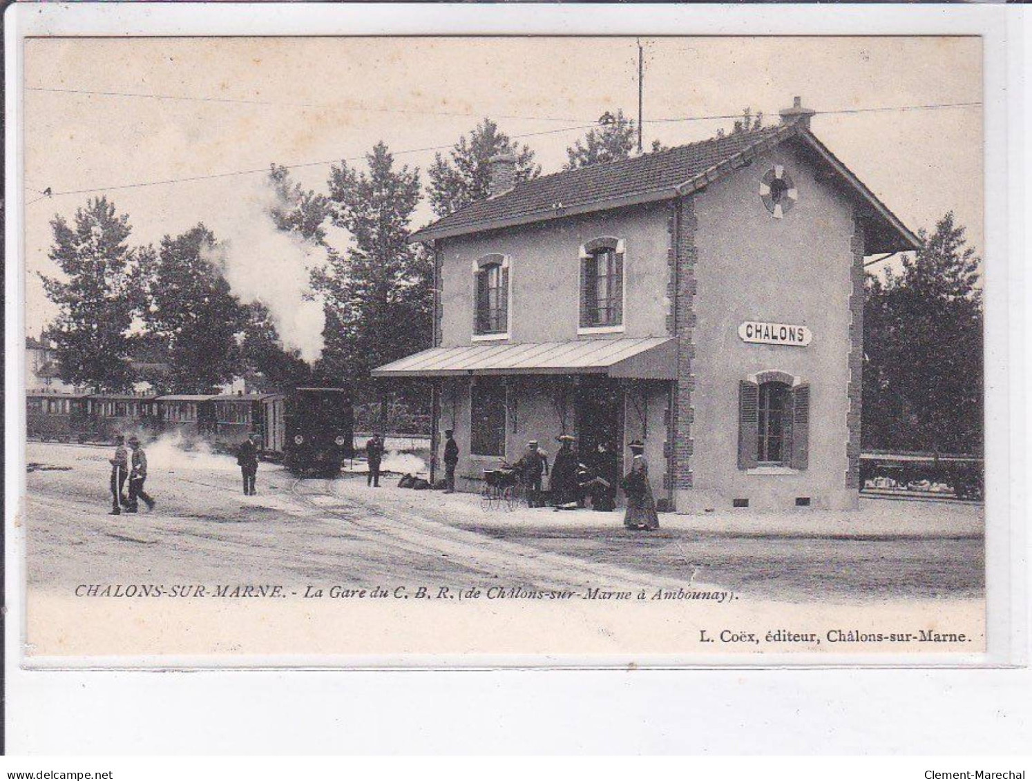 CHALONS-sur-MARNE: La Gare Du C.B.P. - Très Bon état - Châlons-sur-Marne