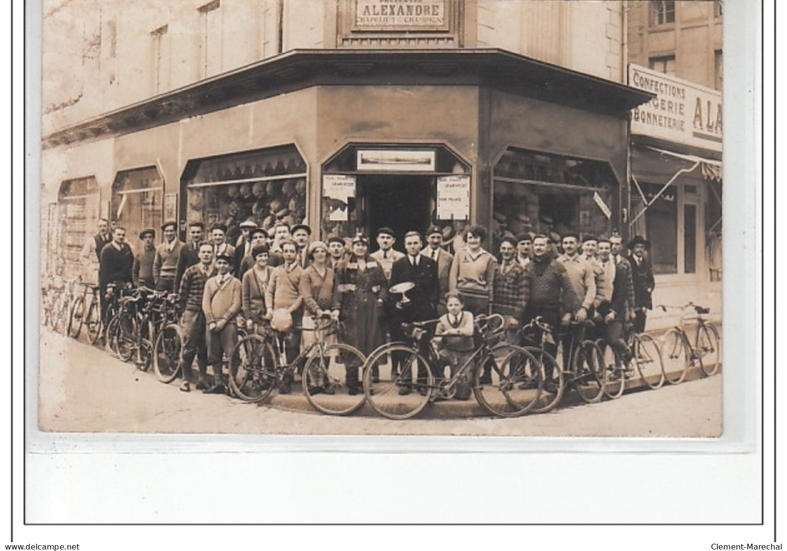 ROUEN : Carte Photo De La Chapellerie ALEXANDRE (avec Les Champions Cyclistes) - Très Bon état - Rouen