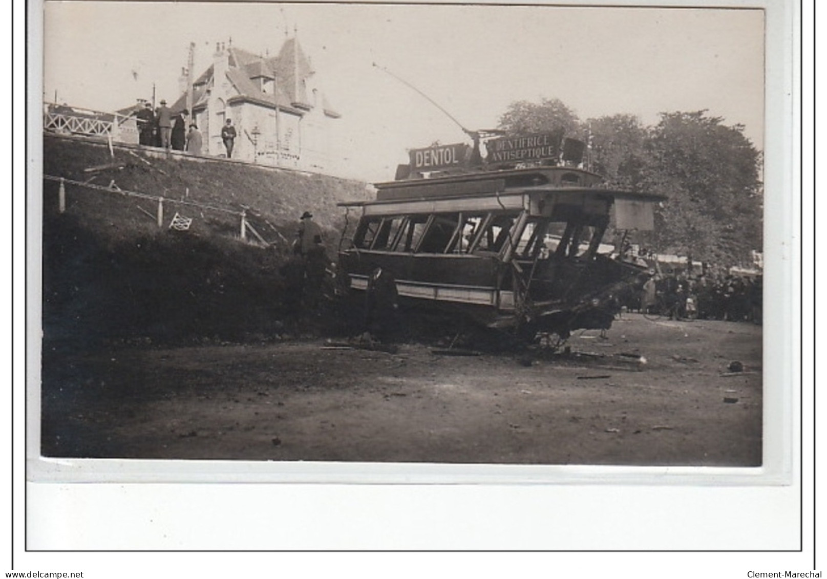 ROUEN : Carte Photo De L'accident Du Tramway En 1925 - Très Bon état - Rouen